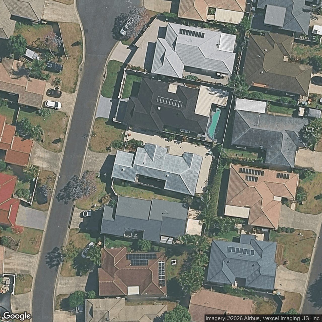 Aerial view of 7 Lolita Court, Varsity Lakes QLD 4227