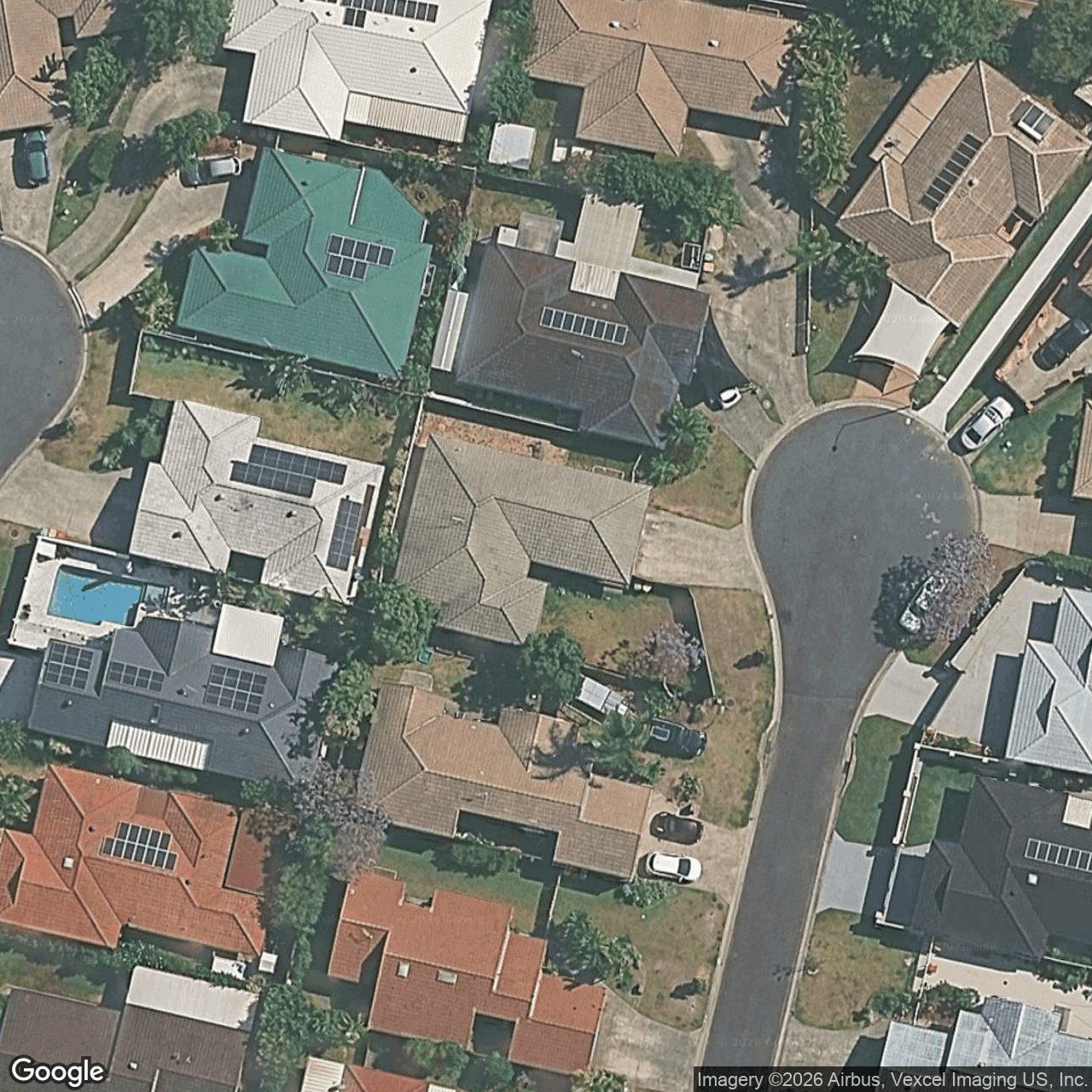 Aerial view of 14 Lolita Court, Varsity Lakes QLD 4227