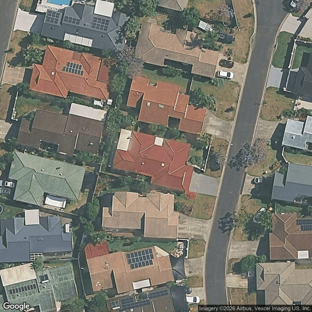 Aerial view of 8 Lolita Court, Varsity Lakes QLD 4227