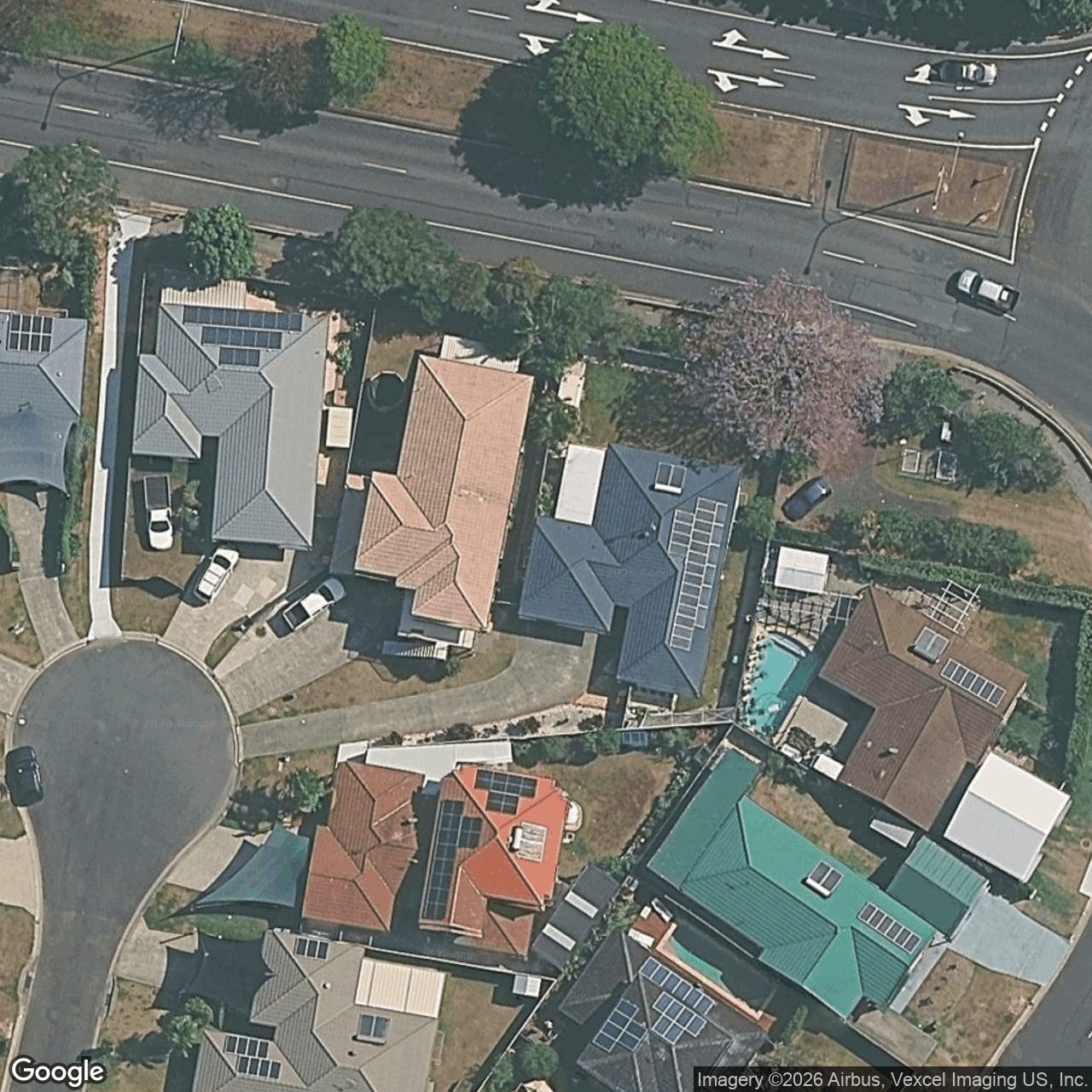 Aerial view of 9 Carla Court, Varsity Lakes QLD 4227