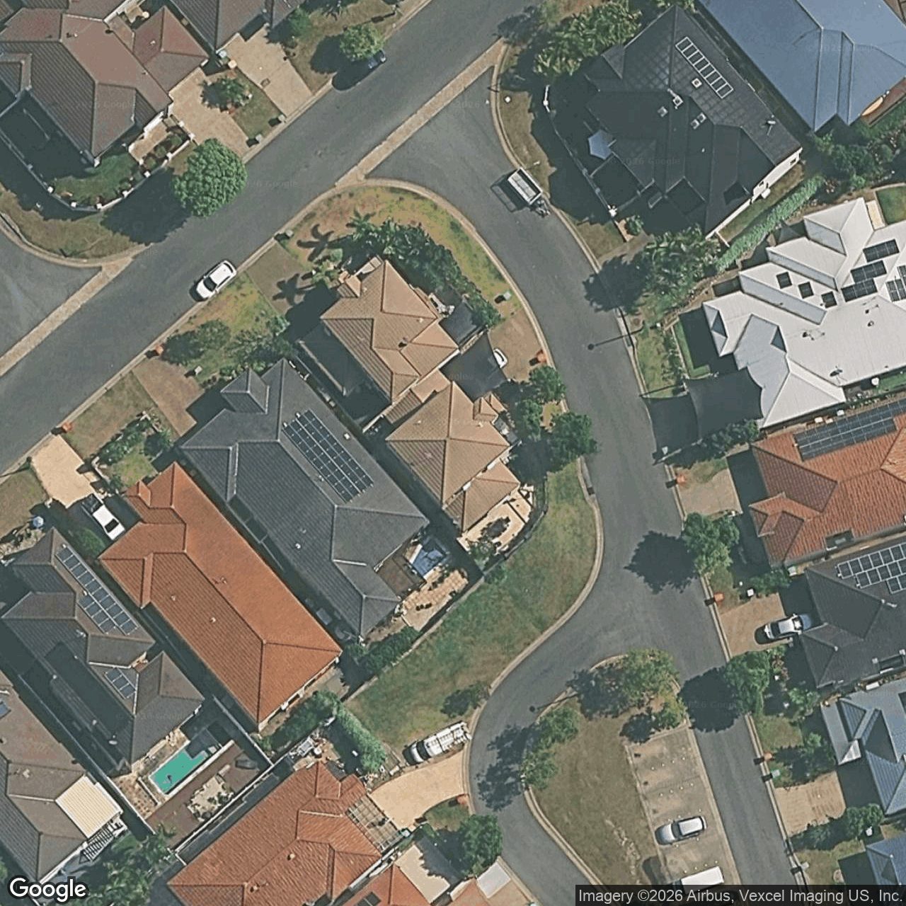 Aerial view of 2/8 Carina Peak Drive
