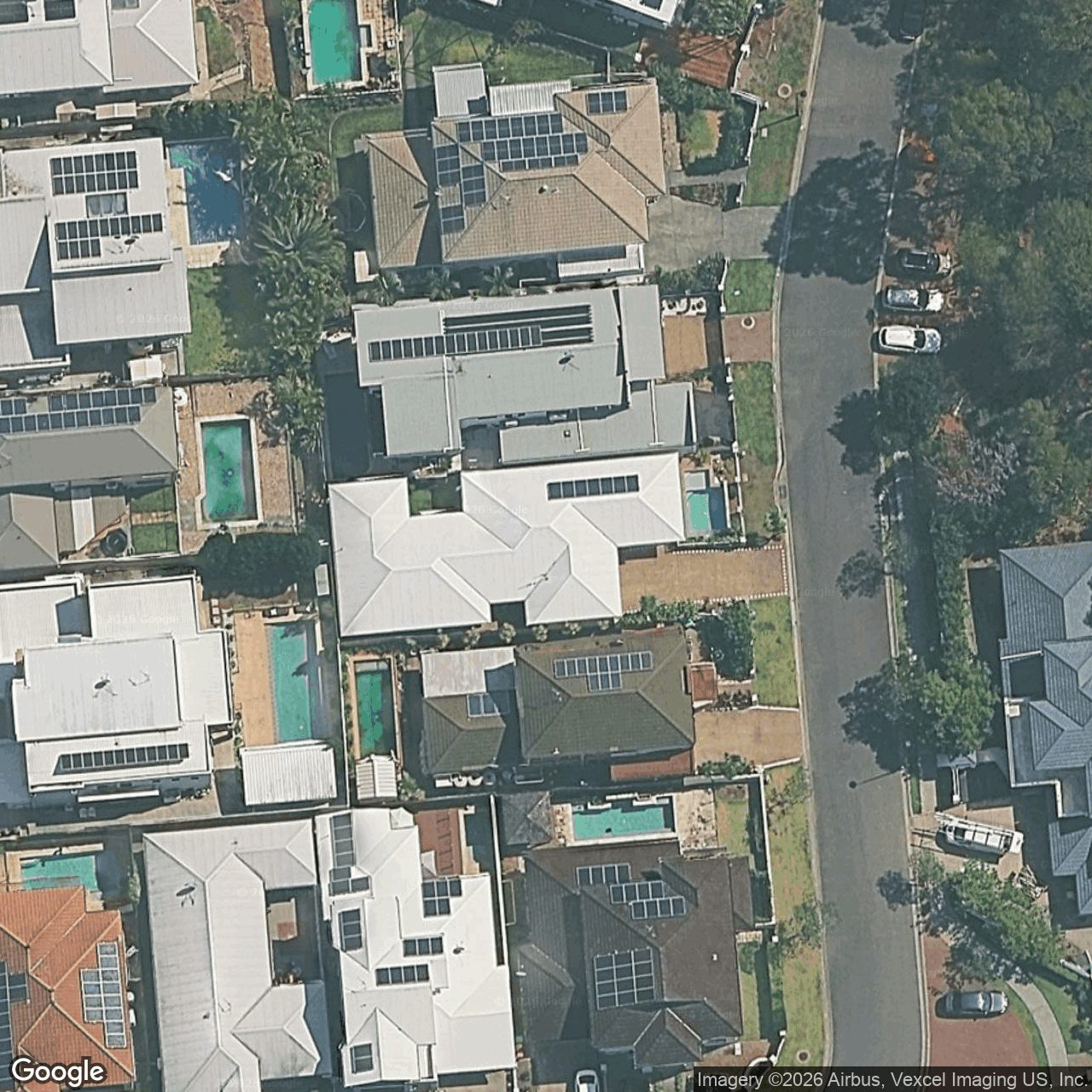 Aerial view of 17 Meridien Avenue, Varsity Lakes QLD 4227