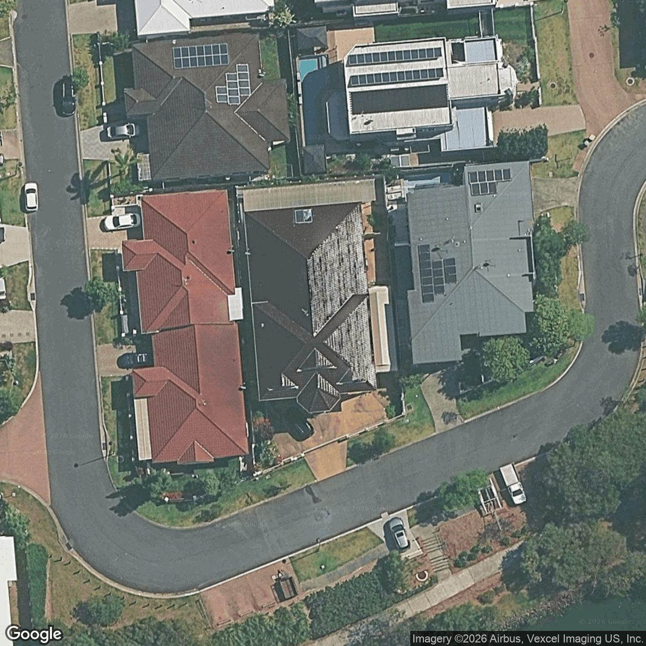 Aerial view of 33 Meridien Avenue, Varsity Lakes QLD 4227