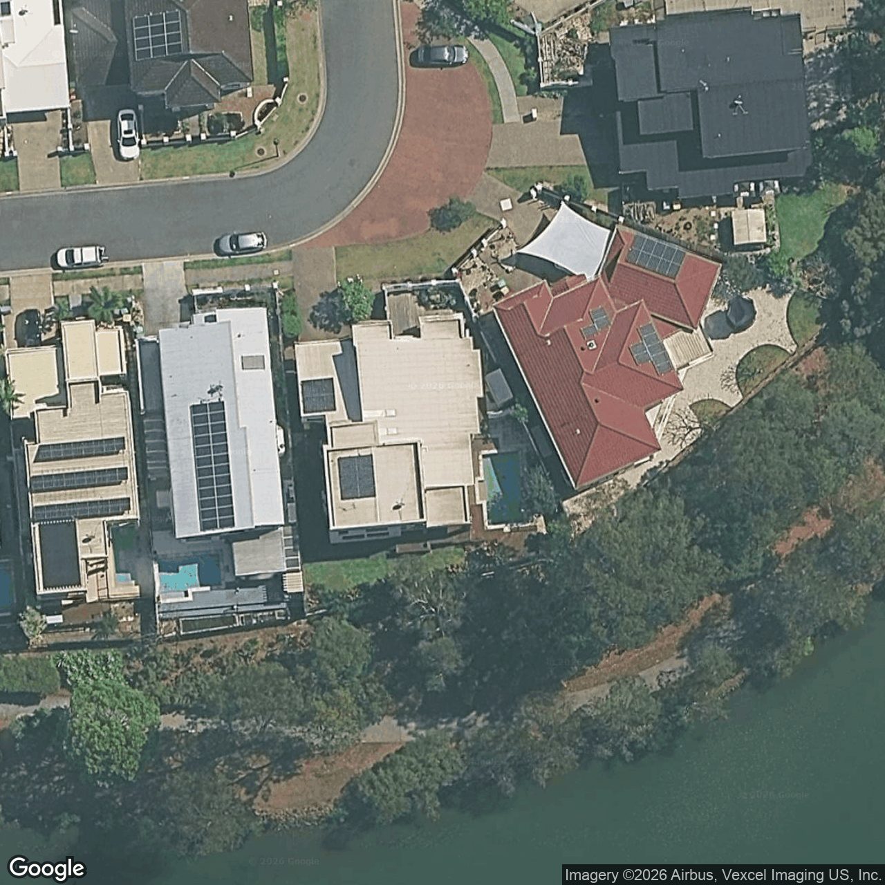 Aerial view of 14 Meridien Avenue, Varsity Lakes QLD 4227