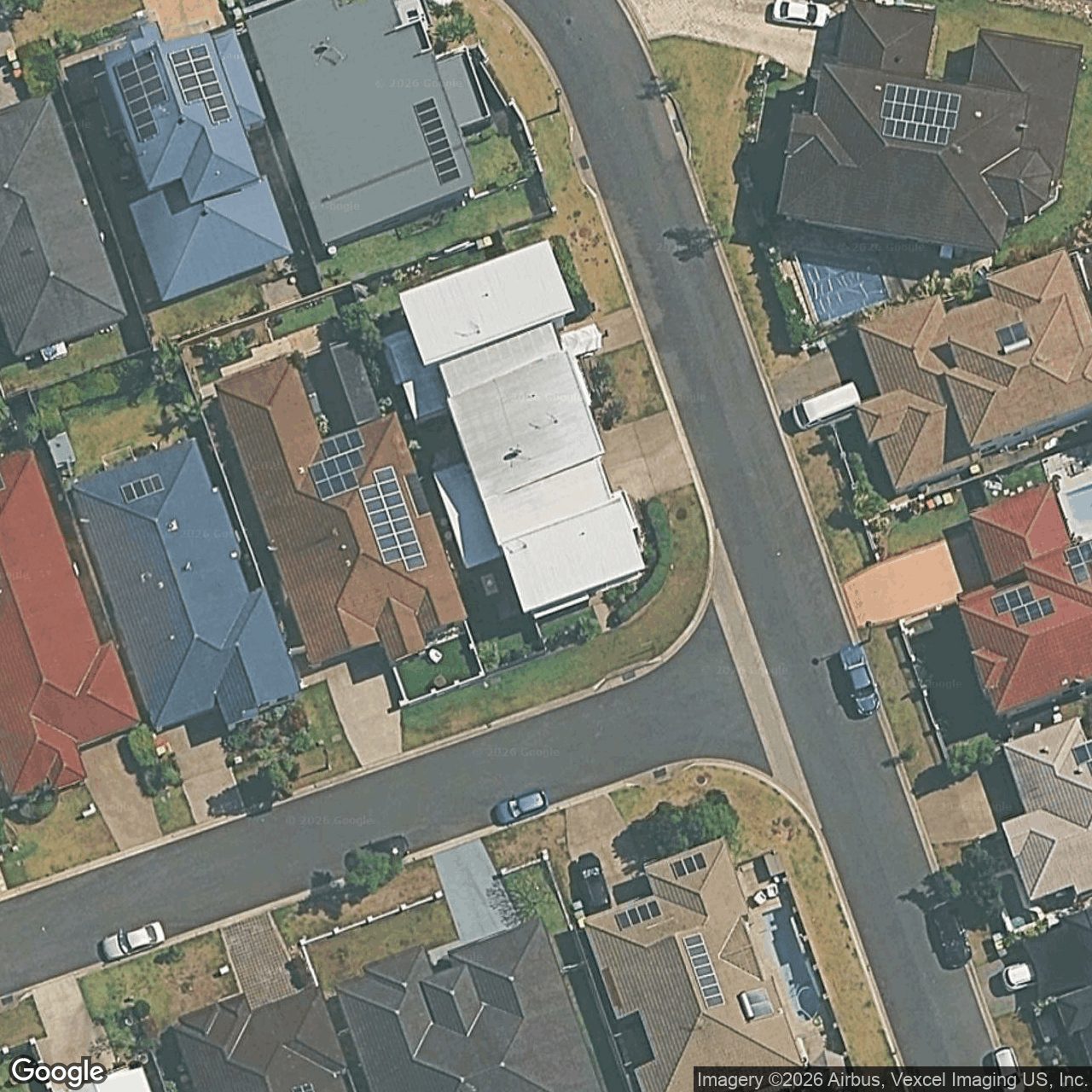 Aerial view of 48 Gerona Circuit, Varsity Lakes QLD 4227