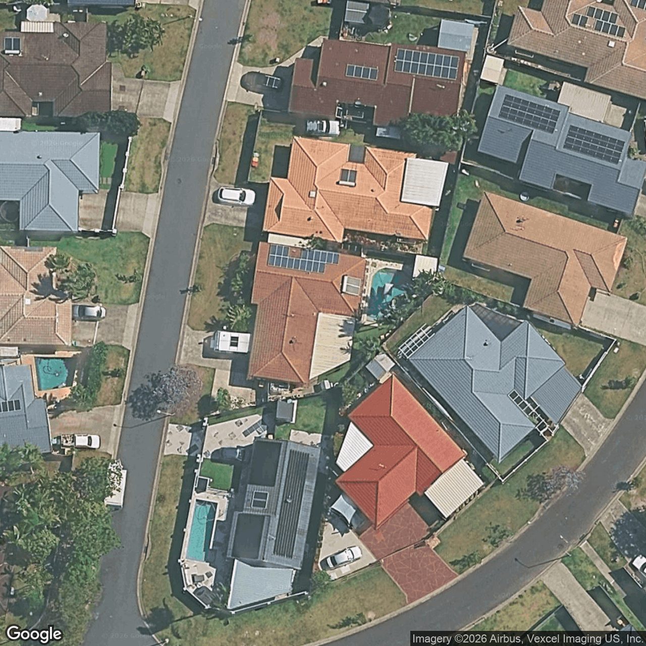 Aerial view of 3 Pascali Court, Varsity Lakes QLD 4227