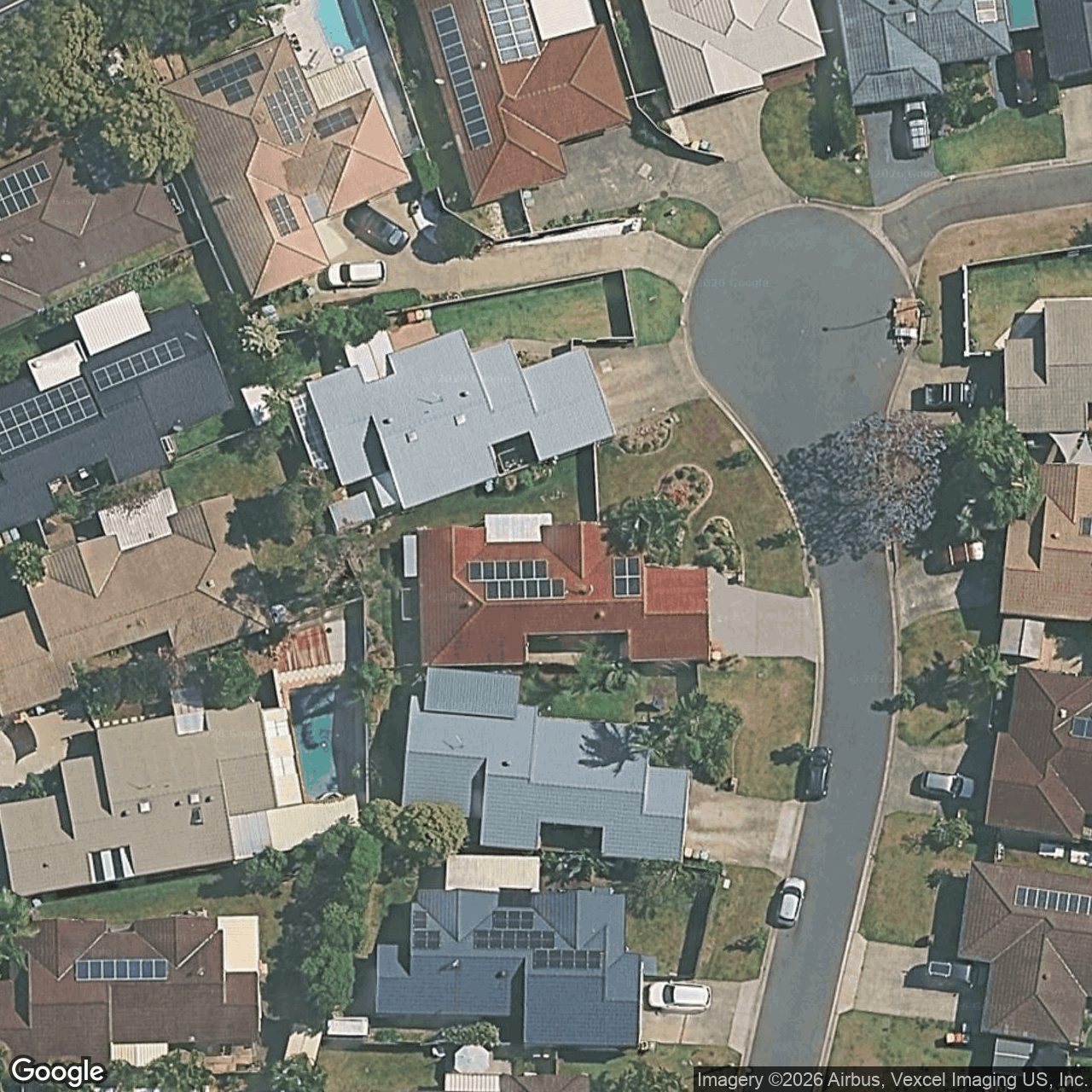 Aerial view of 16 Pascali Court, Varsity Lakes QLD 4227