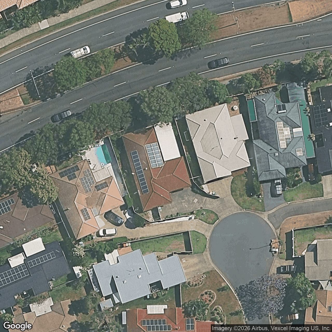 Aerial view of 22 Pascali Court, Varsity Lakes QLD 4227