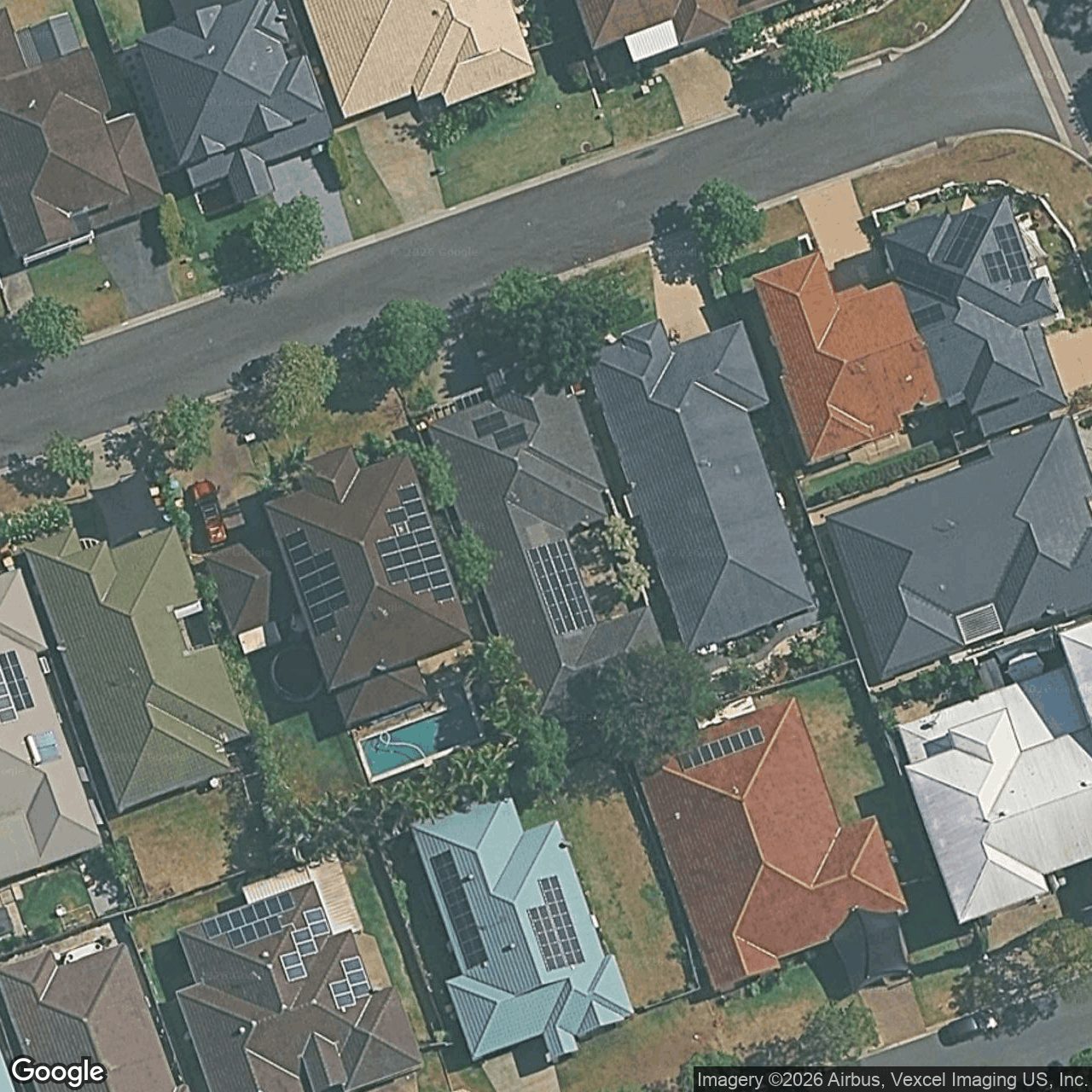 Aerial view of 6 Andorra Place, Varsity Lakes QLD 4227