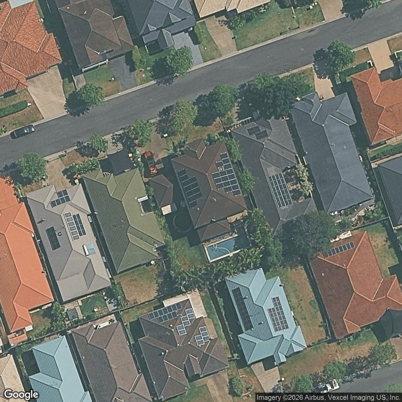 Aerial view of 8 Andorra Place, Varsity Lakes QLD 4227