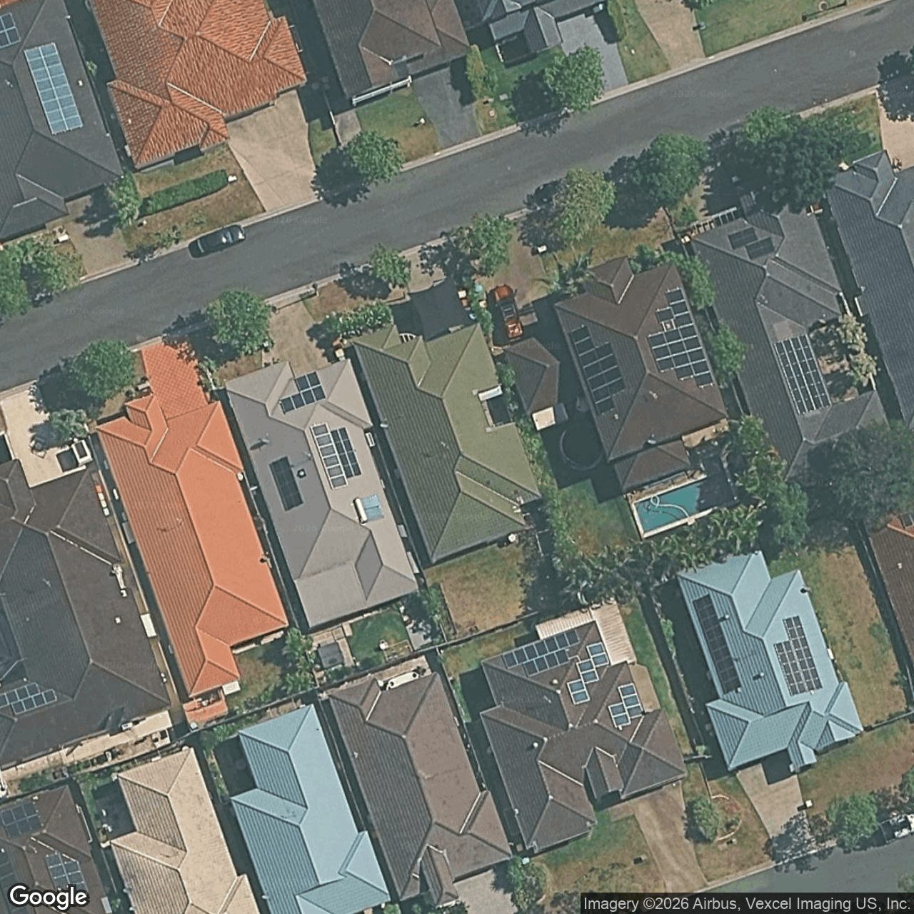 Aerial view of 10 Andorra Place, Varsity Lakes QLD 4227