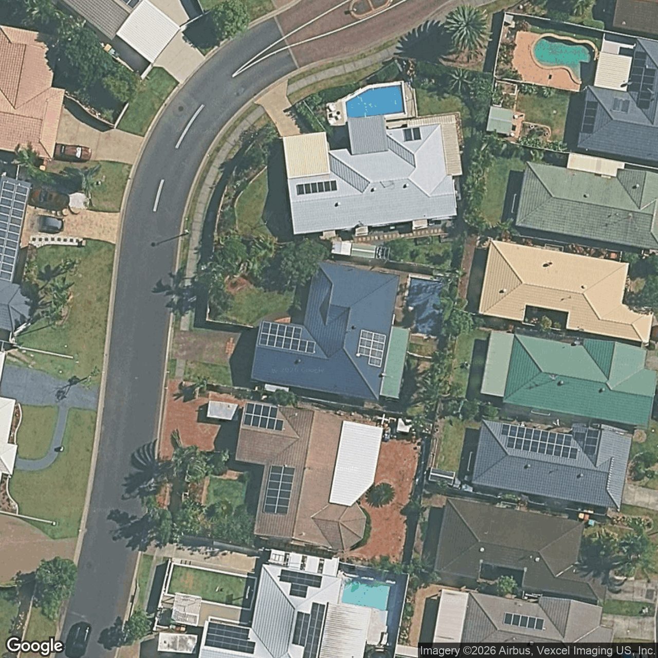 Aerial view of 8 Yodelay Street, Varsity Lakes QLD 4227