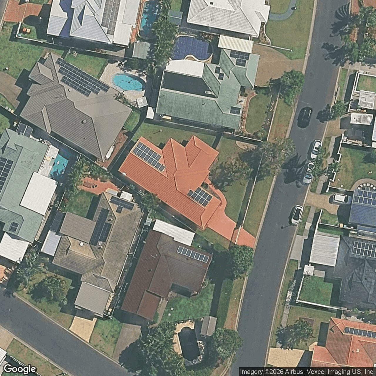 Aerial view of 17 Yodelay Street, Varsity Lakes QLD 4227
