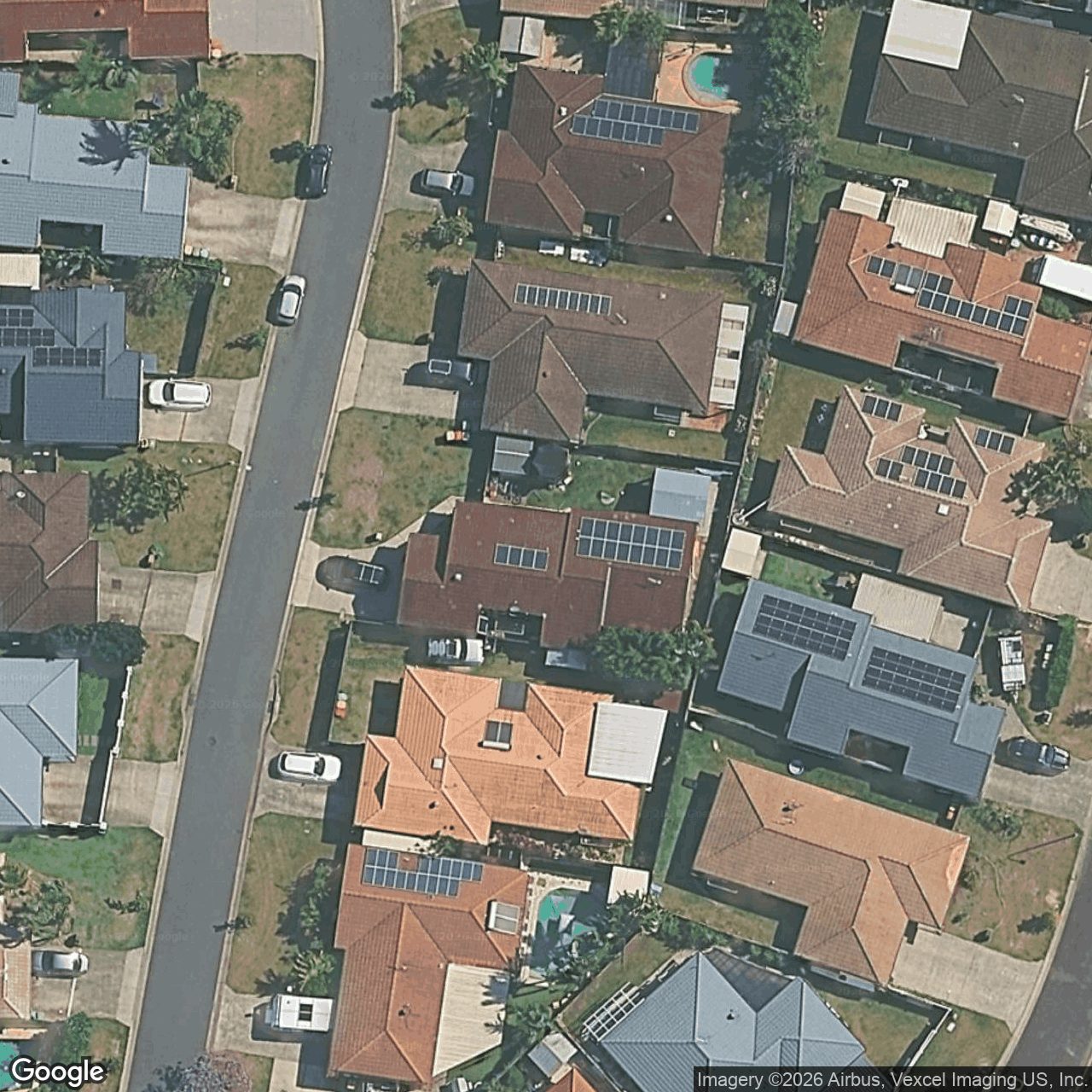 Aerial view of 7 Pascali Court, Varsity Lakes QLD 4227