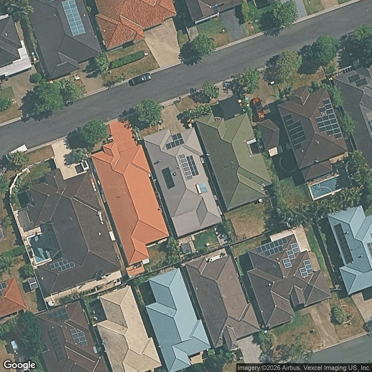 Aerial view of 12 Andorra Place, Varsity Lakes QLD 4227
