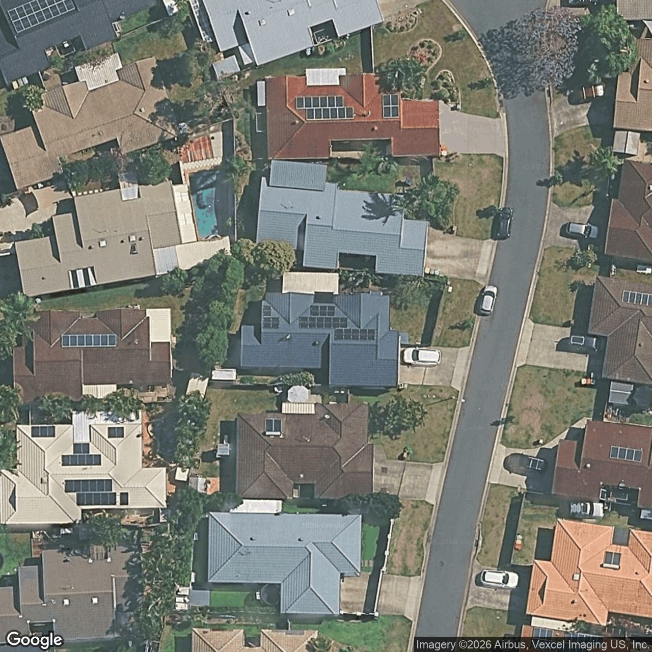Aerial view of 12 Pascali Court, Varsity Lakes QLD 4227