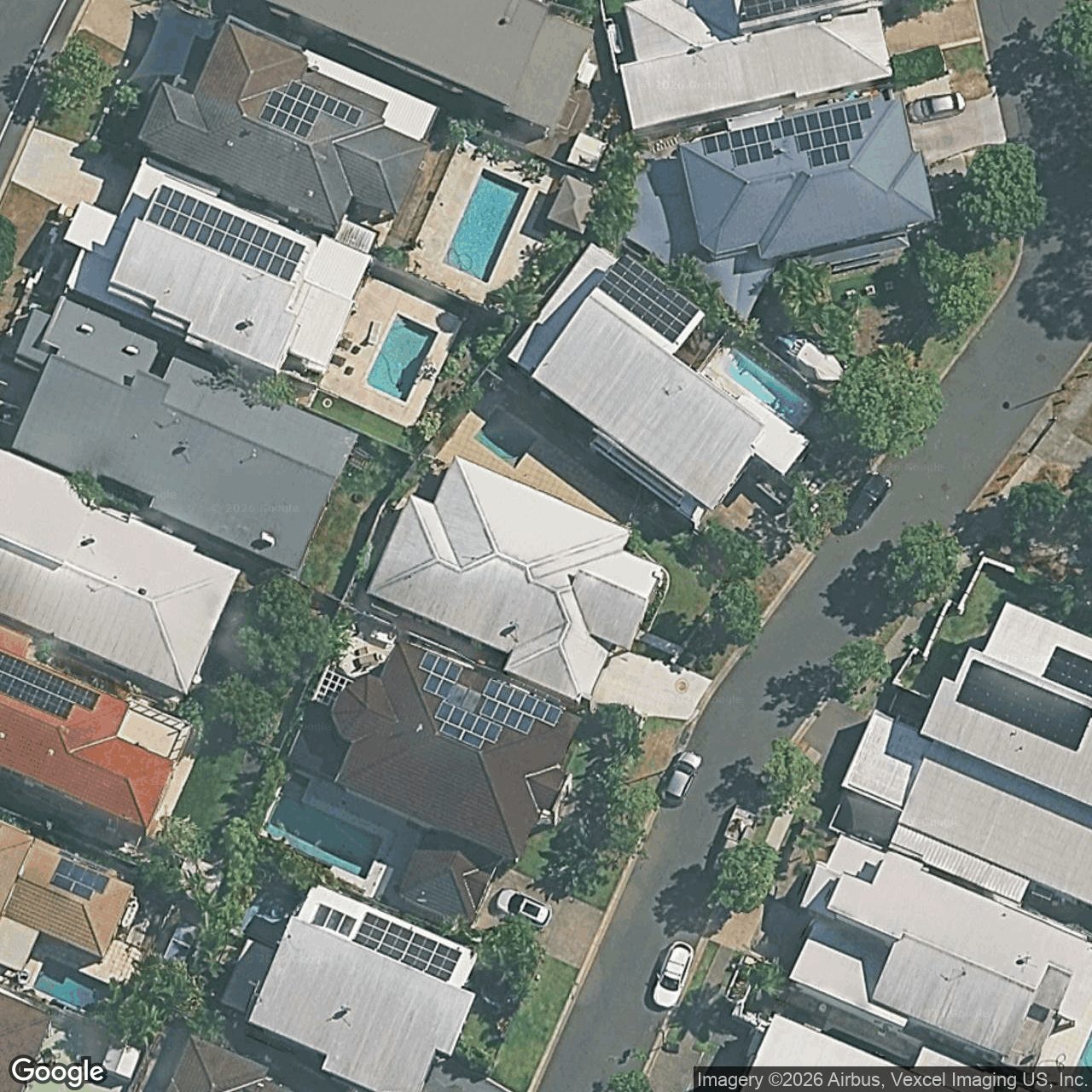 Aerial view of 11 Moyenne Crescent, Varsity Lakes QLD 4227