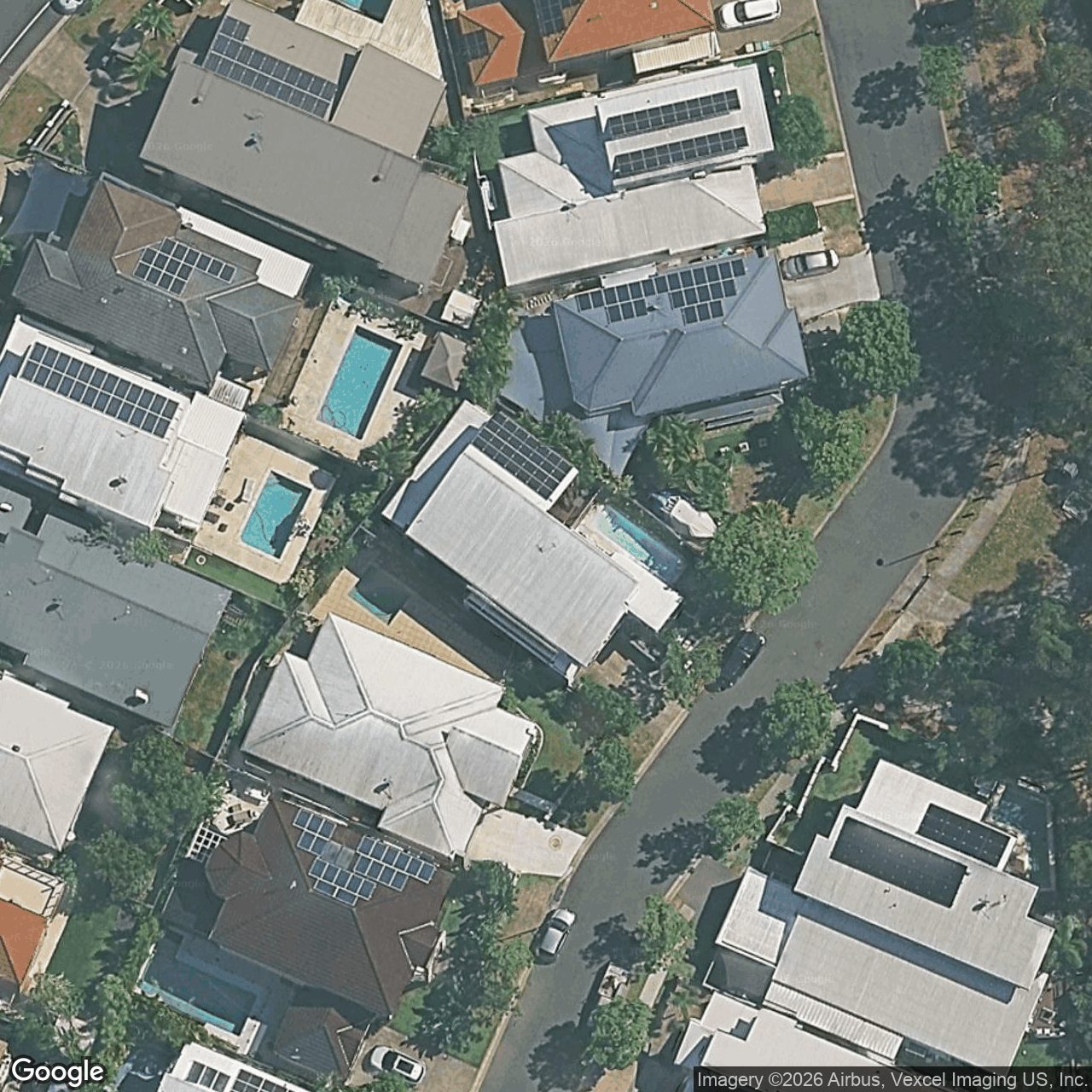 Aerial view of 9 Moyenne Crescent, Varsity Lakes QLD 4227