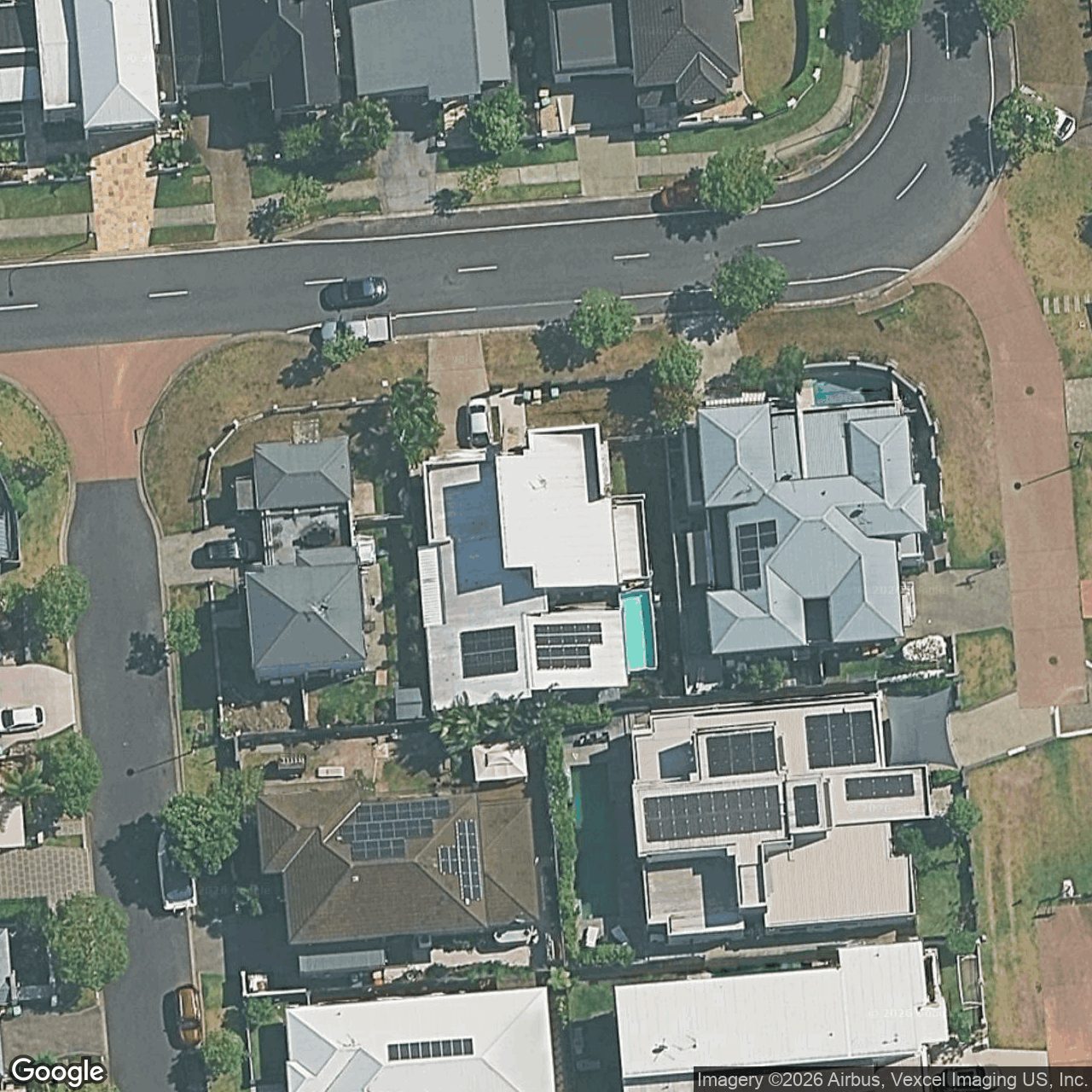 Aerial view of 51 Azzurra Drive, Varsity Lakes QLD 4227