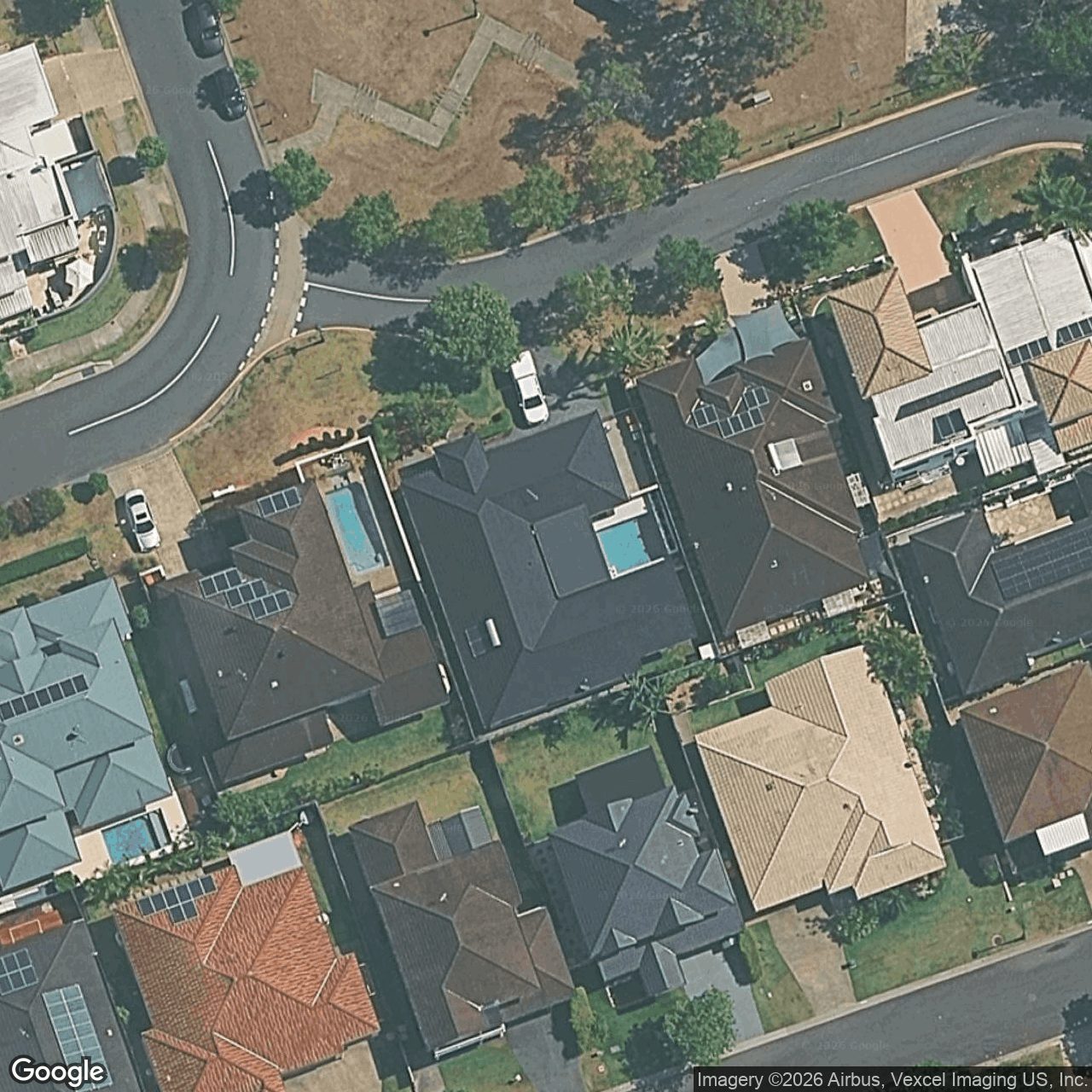 Aerial view of 1 Tindari Place, Varsity Lakes QLD 4227