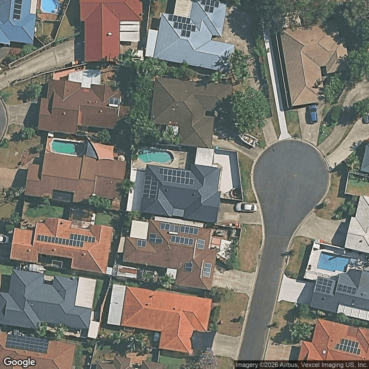 Aerial view of 18 Misty Court, Varsity Lakes QLD 4227