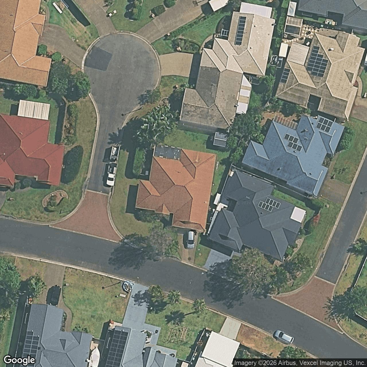 Aerial view of 9 Belrose Boulevard, Varsity Lakes QLD 4227