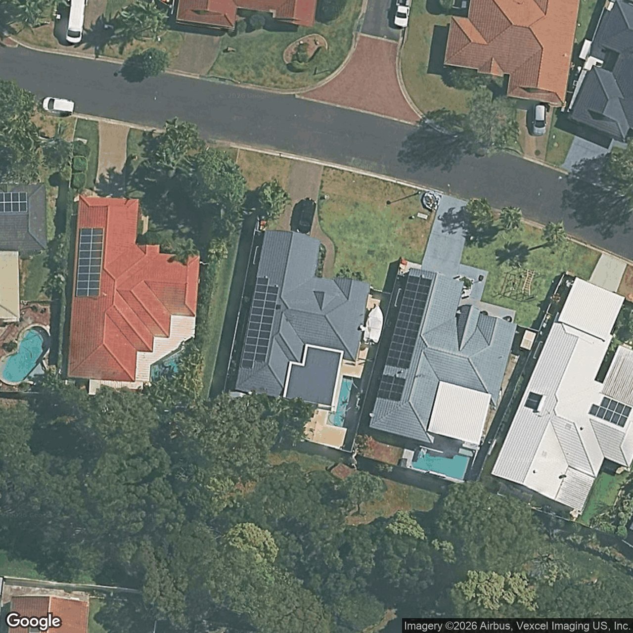 Aerial view of 14 Belrose Boulevard, Varsity Lakes QLD 4227
