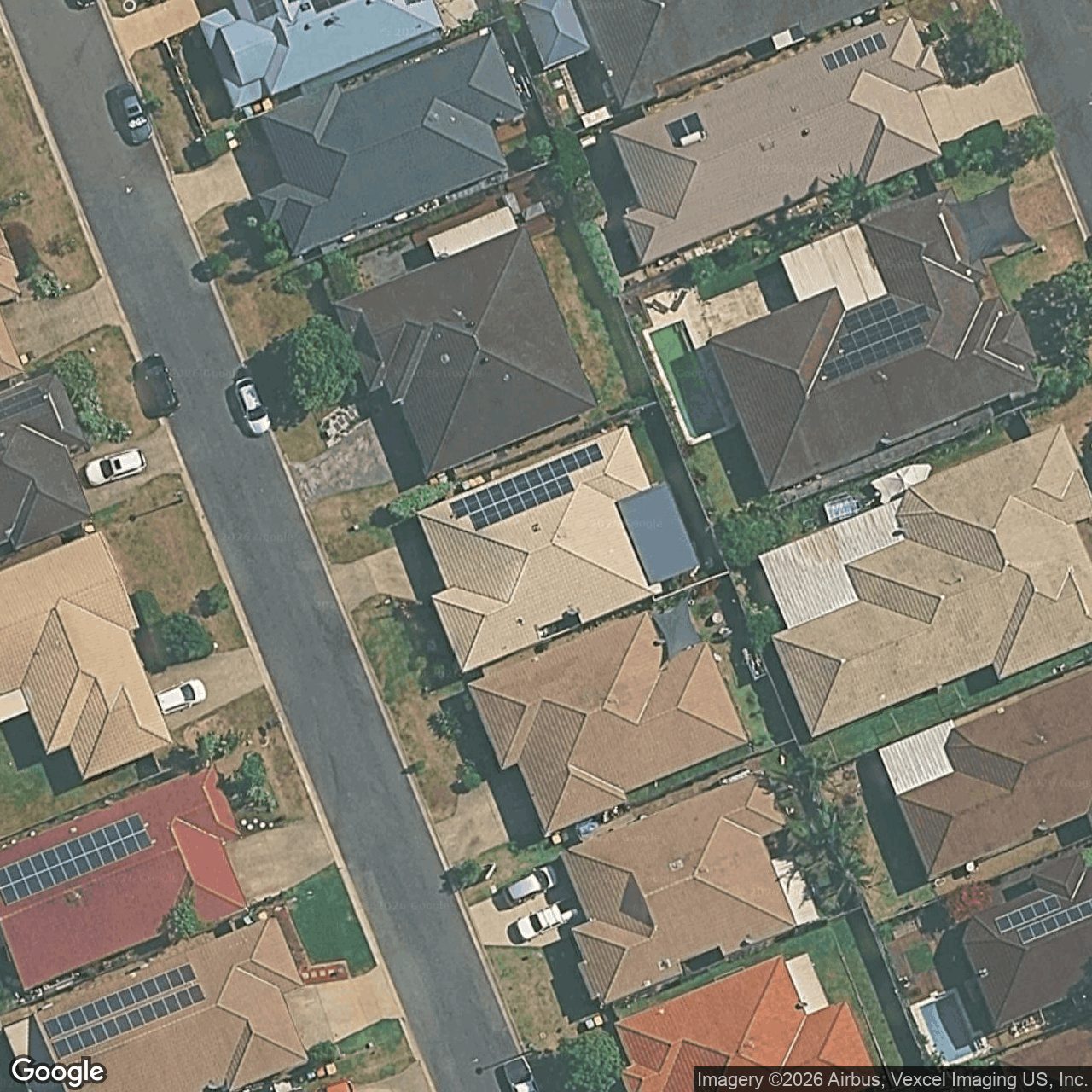 Aerial view of 42 Palma Crescent, Varsity Lakes QLD 4227