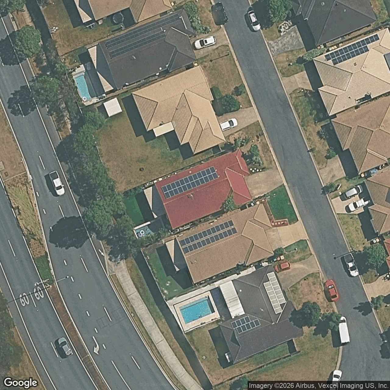 Aerial view of 43 Palma Crescent, Varsity Lakes QLD 4227