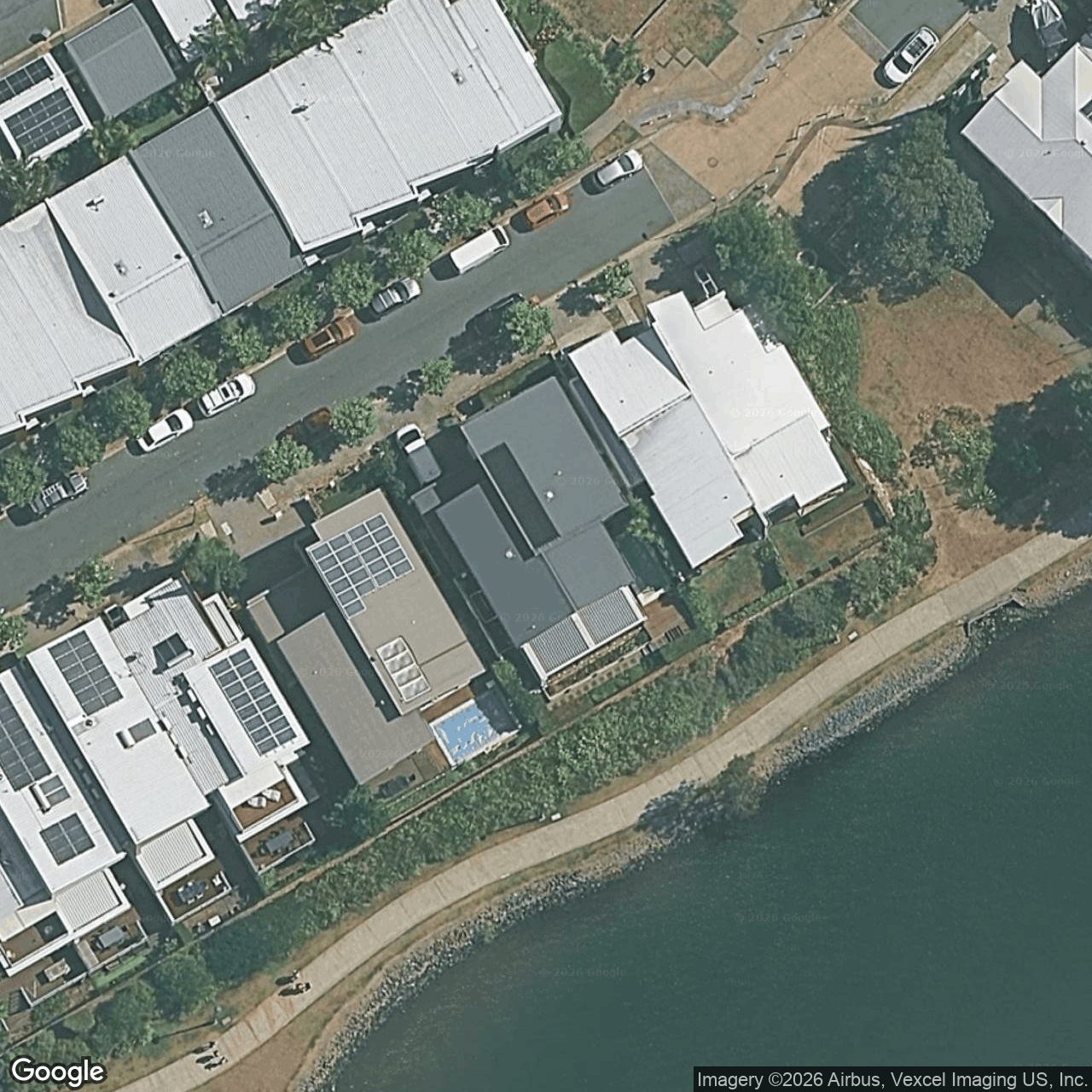 Aerial view of 15 Lakefront Crescent, Varsity Lakes QLD 4227