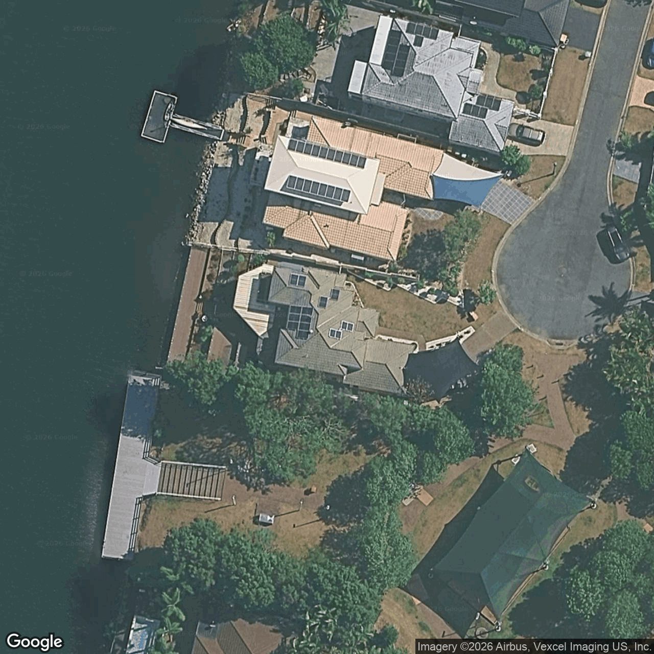 Aerial view of 45 Northwestern Court, Varsity Lakes QLD 4227