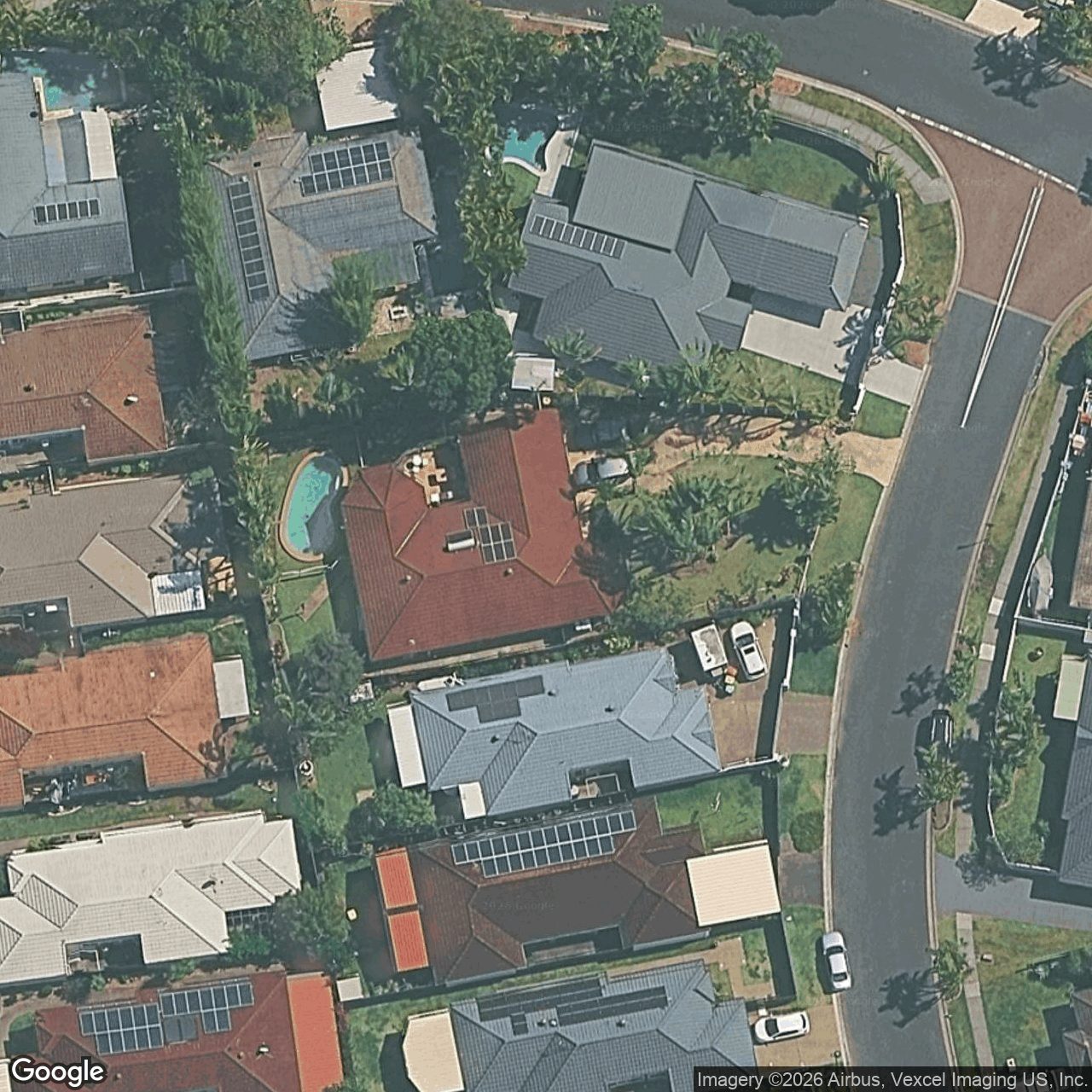 Aerial view of 3 Gainsborough Drive, Varsity Lakes QLD 4227
