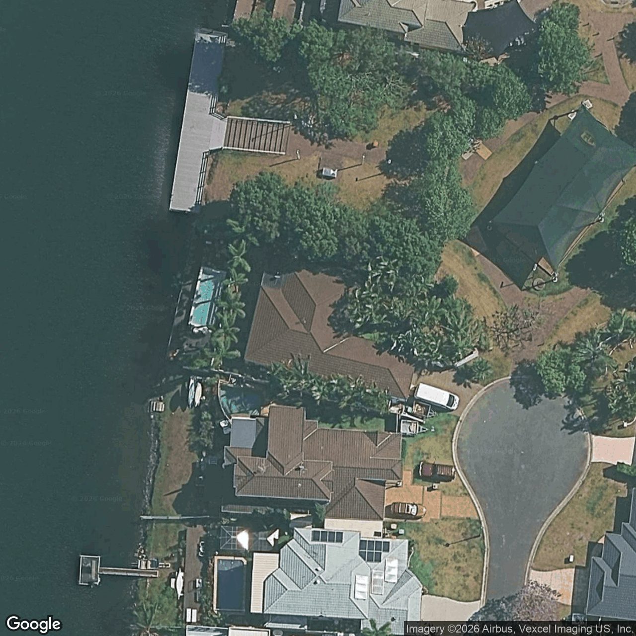 Aerial view of 1 Notre Dame Court, Varsity Lakes QLD 4227