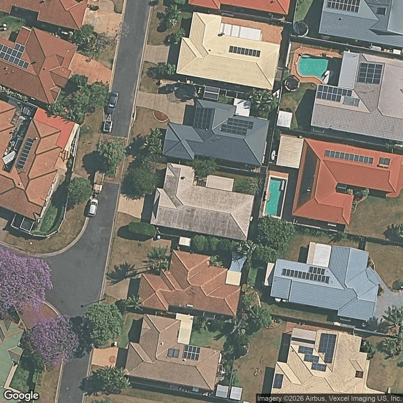 Aerial view of 2 Georgetown Street, Varsity Lakes QLD 4227