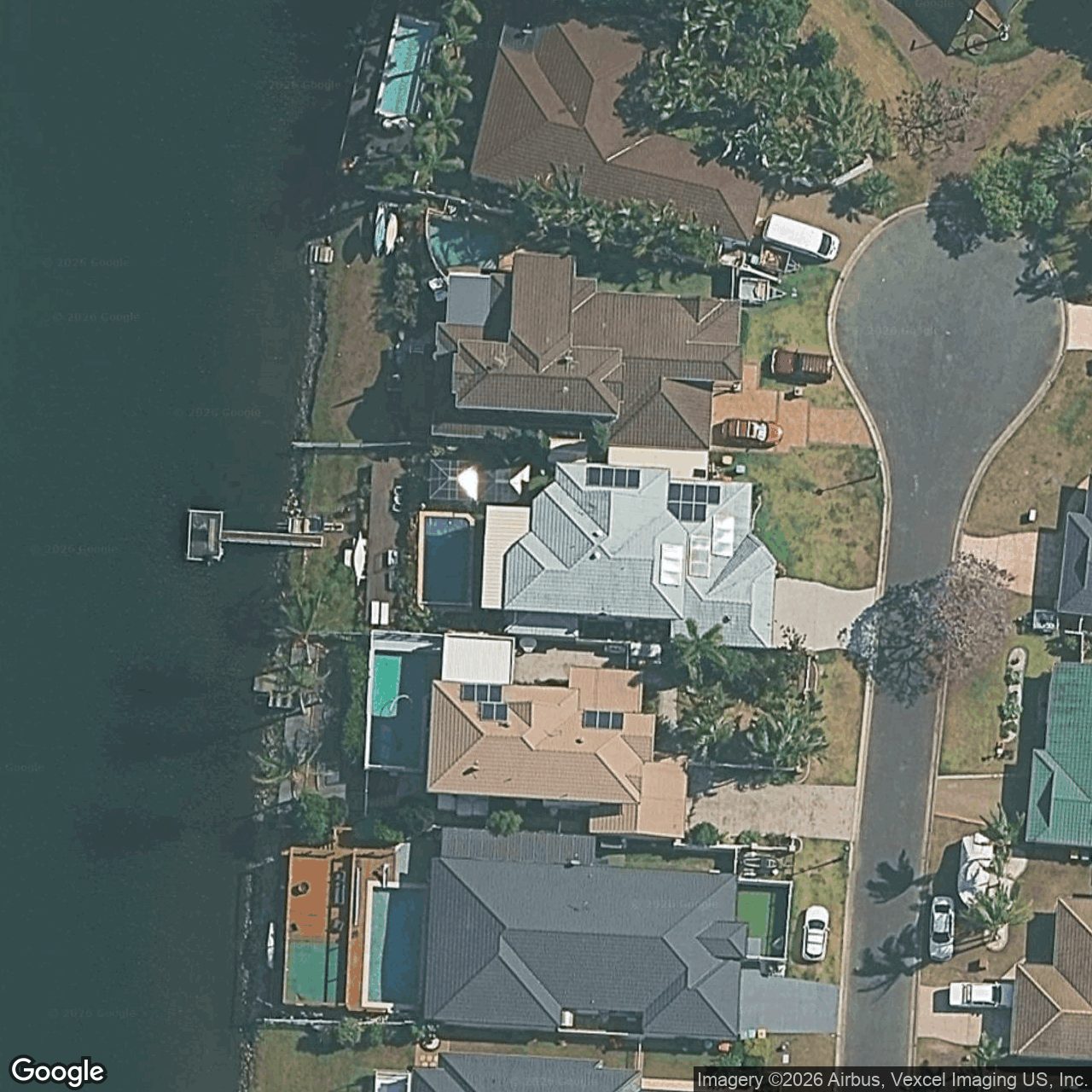 Aerial view of 5 Notre Dame Court, Varsity Lakes QLD 4227