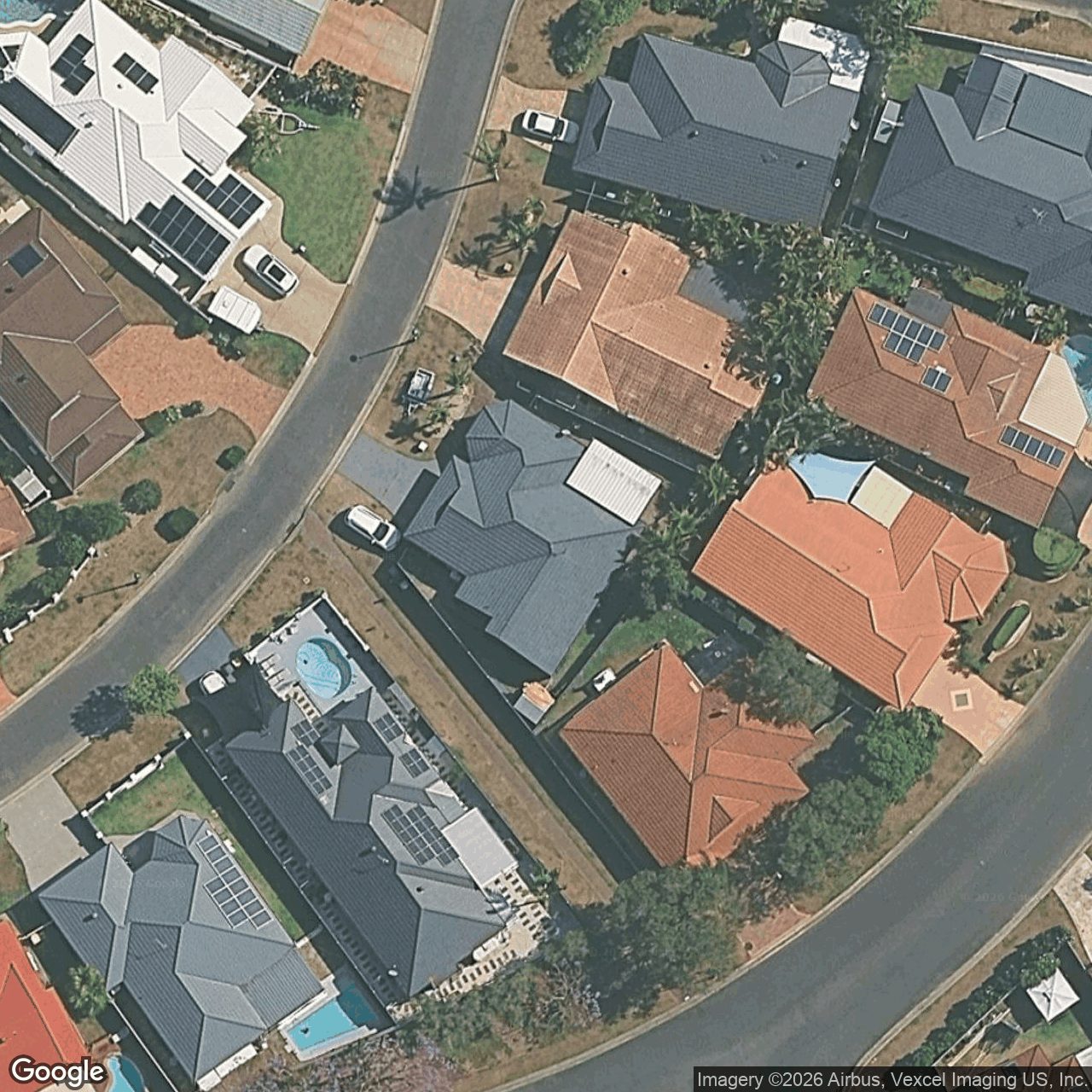 Aerial view of 20 Notre Dame Court, Varsity Lakes QLD 4227