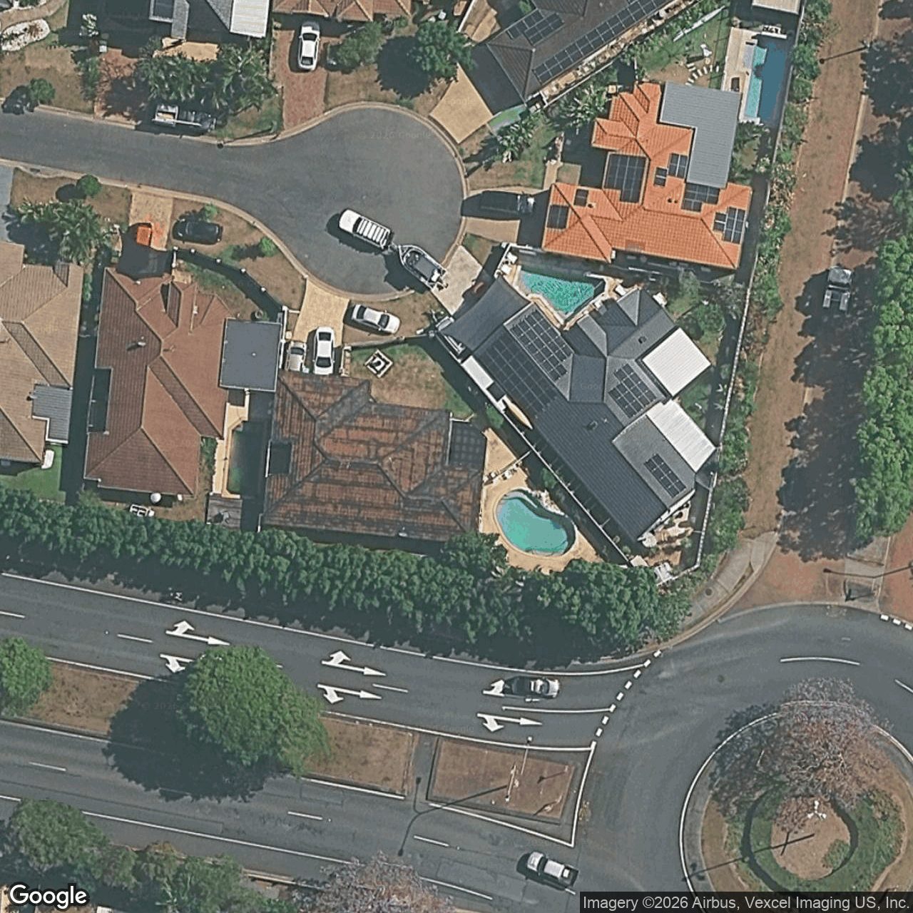 Aerial view of 39 Dartmouth Court, Varsity Lakes QLD 4227