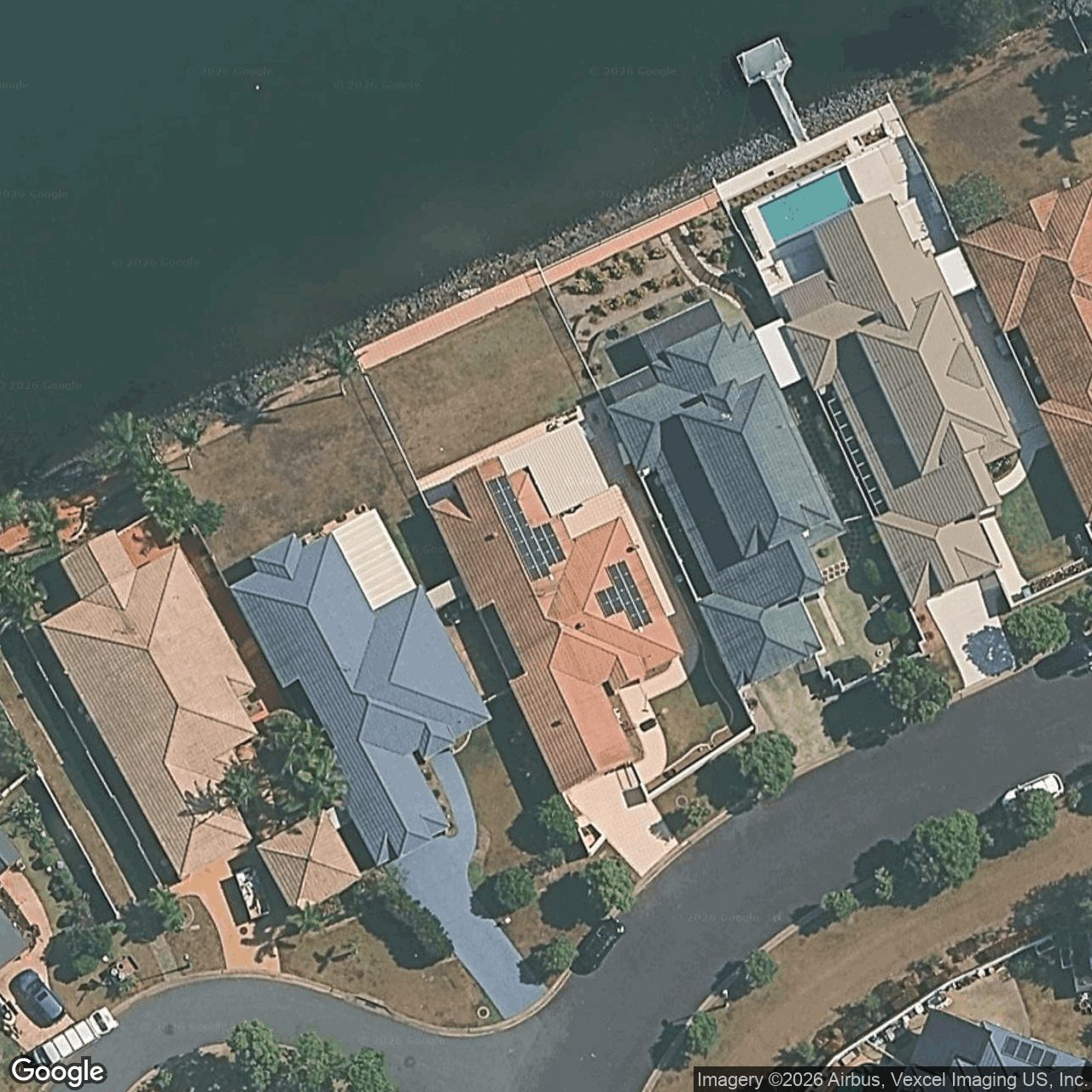 Aerial view of 8 Vanderbilt Court, Varsity Lakes QLD 4227