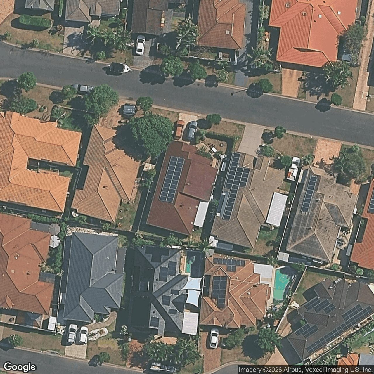 Aerial view of 8 Dartmouth Court, Varsity Lakes QLD 4227