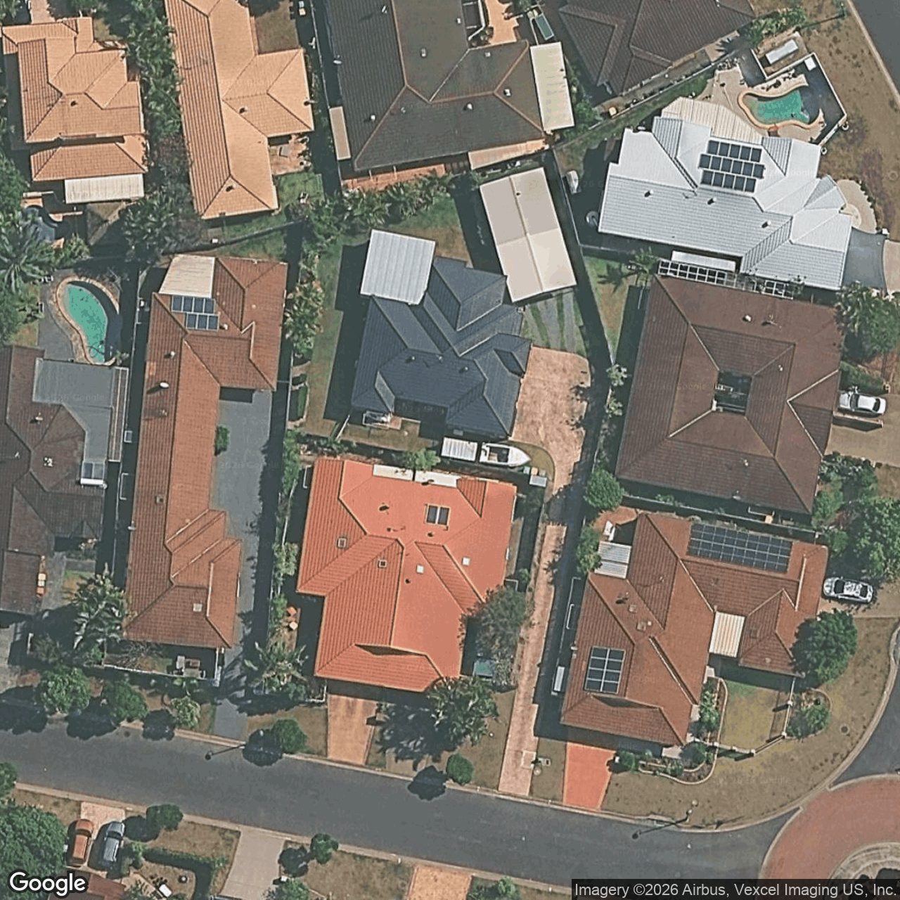 Aerial view of 3 Dartmouth Court, Varsity Lakes QLD 4227