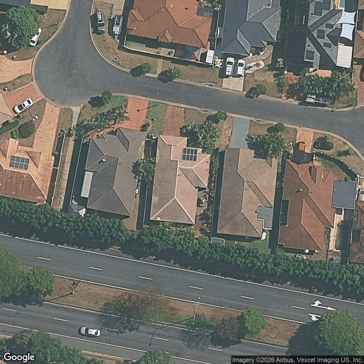 Aerial view of 33 Dartmouth Court, Varsity Lakes QLD 4227