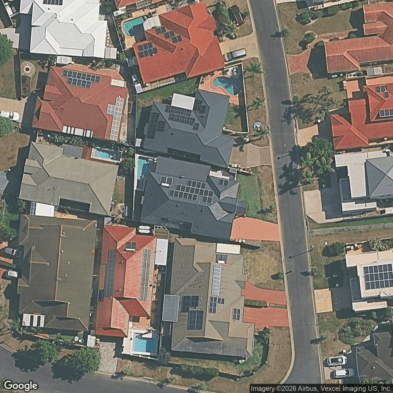 Aerial view of 9 Massachusetts Court, Varsity Lakes QLD 4227