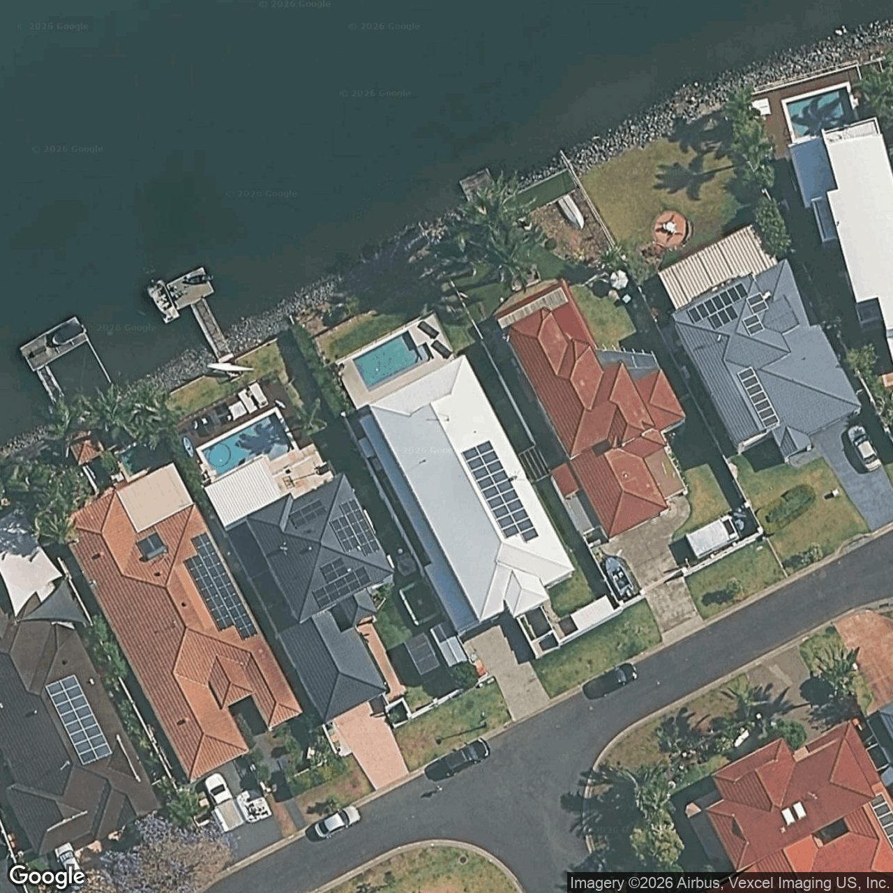 Aerial view of 9 Washington Court, Varsity Lakes QLD 4227