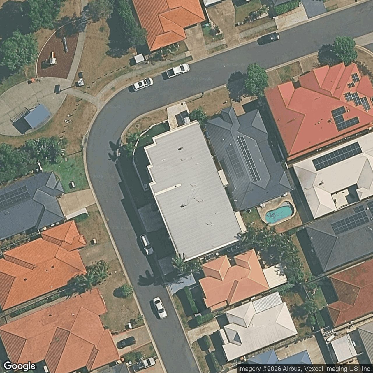 Aerial view of 2/28 Palma Crescent