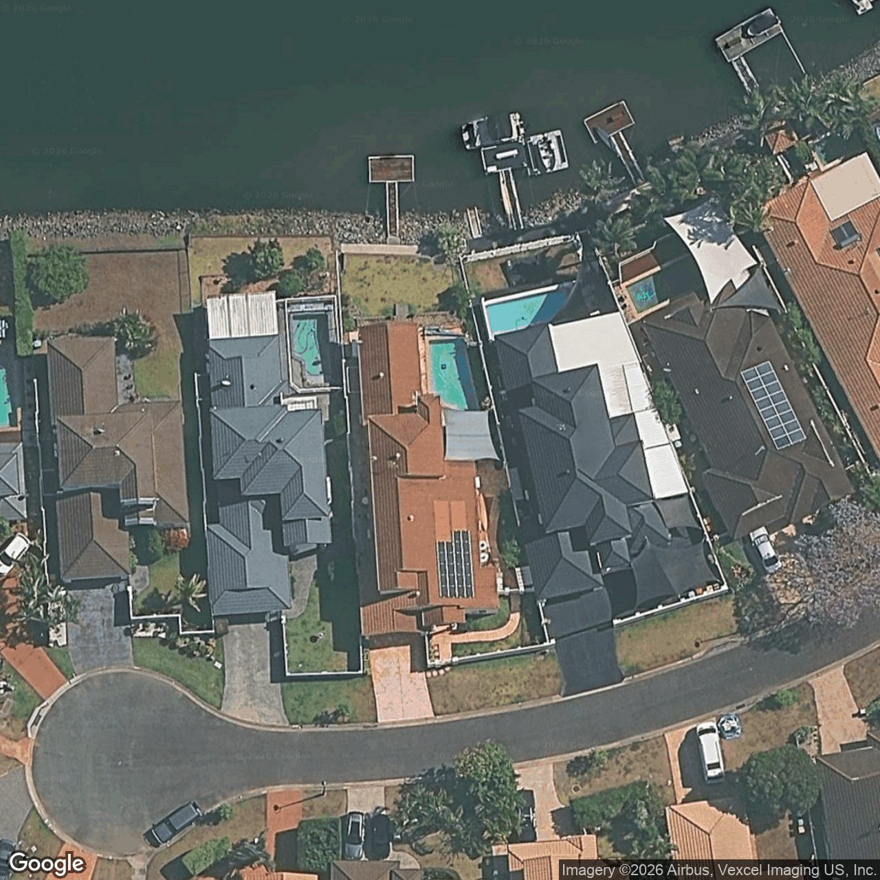 Aerial view of 19 Washington Court, Varsity Lakes QLD 4227