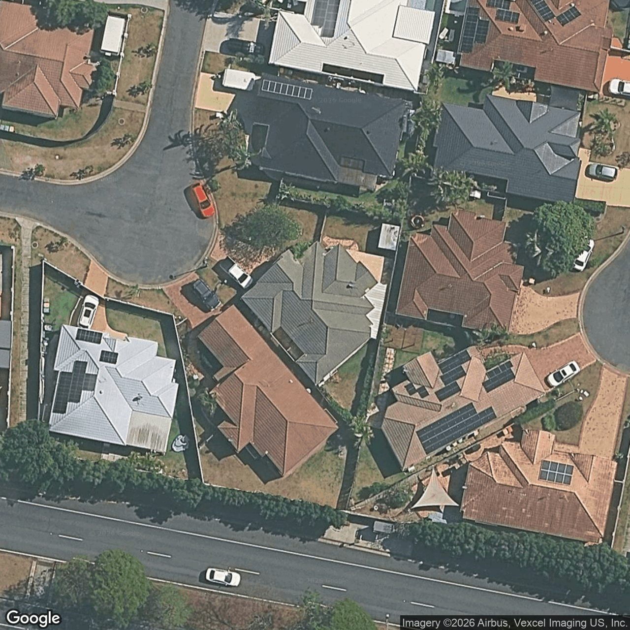 Aerial view of 19 Illinois Court, Varsity Lakes QLD 4227