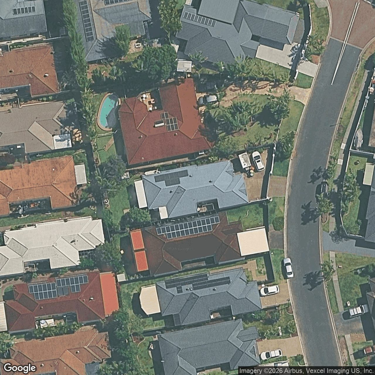 Aerial view of 5 Gainsborough Drive, Varsity Lakes QLD 4227