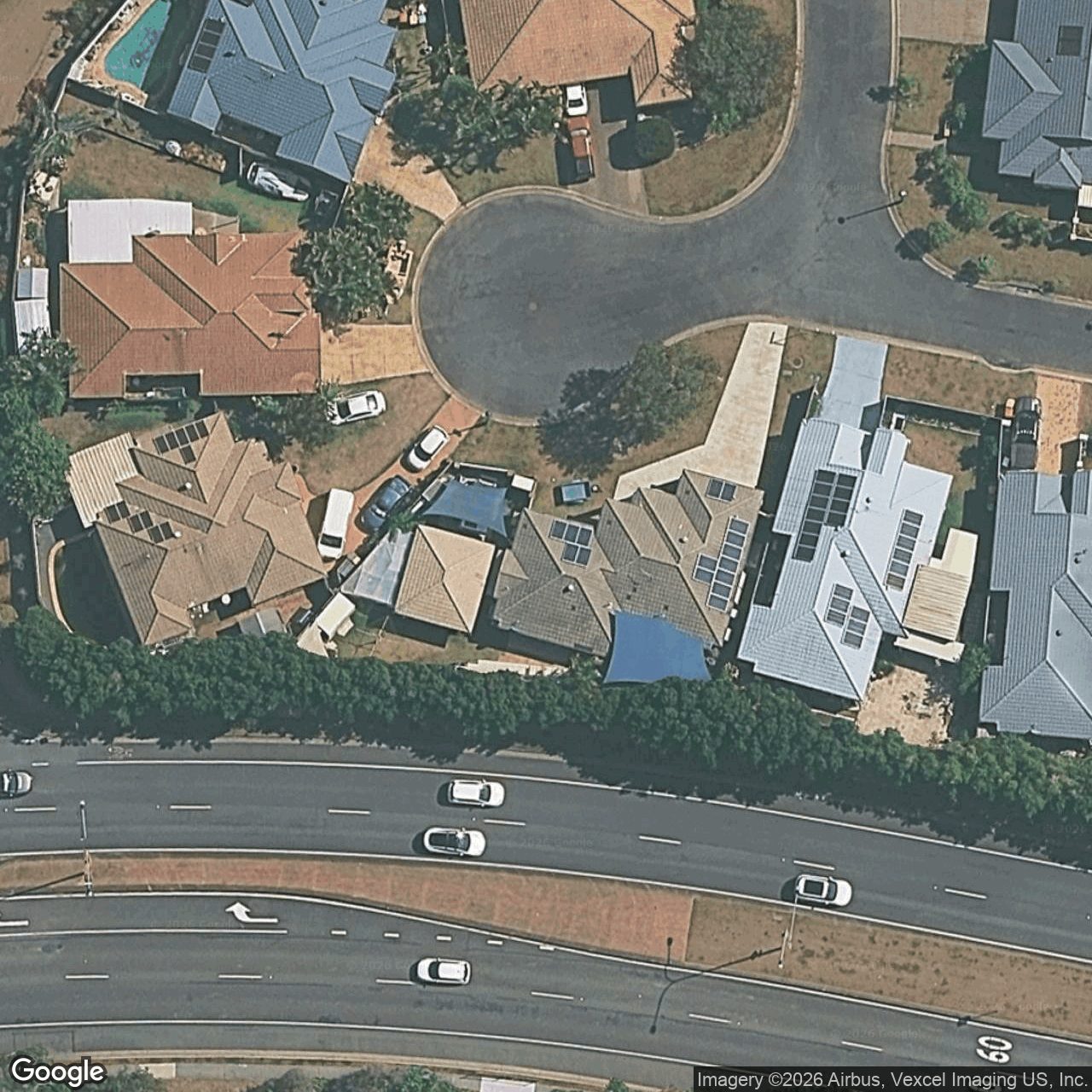 Aerial view of 3 Illinois Court, Varsity Lakes QLD 4227