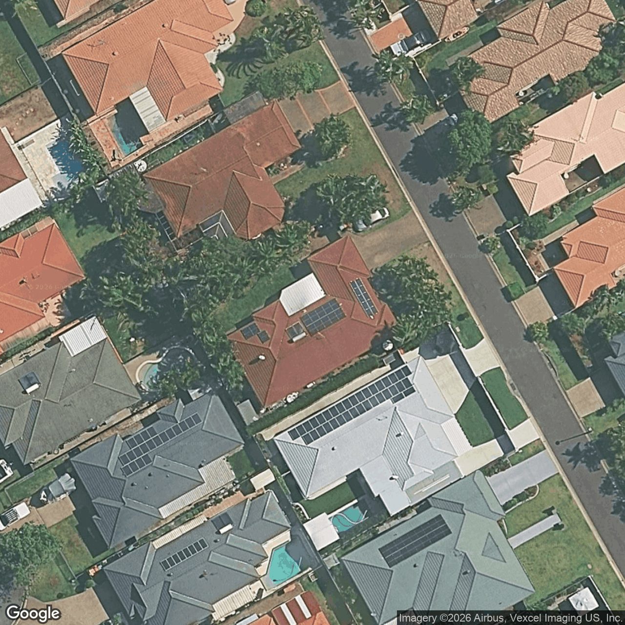 Aerial view of 50 Belrose Boulevard, Varsity Lakes QLD 4227