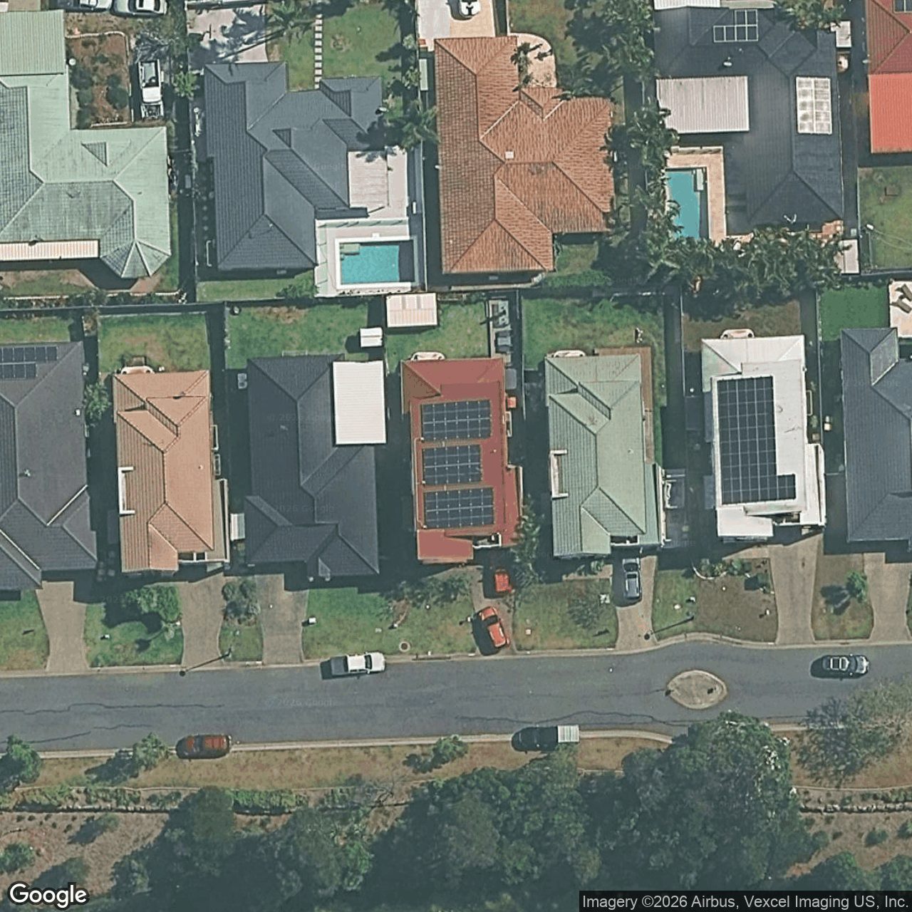 Aerial view of 16 Marks Drive, Varsity Lakes QLD 4227